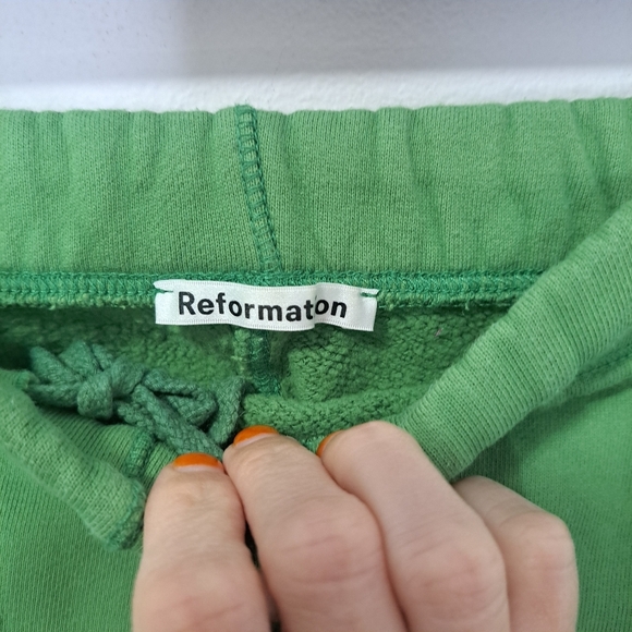 Reformation Classic Sweatpant Kelly Green XS - Picture 7 of 8